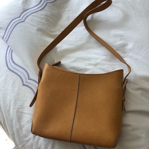 Tod’s brown leather tote bag with buckles - Picture 2 of 5